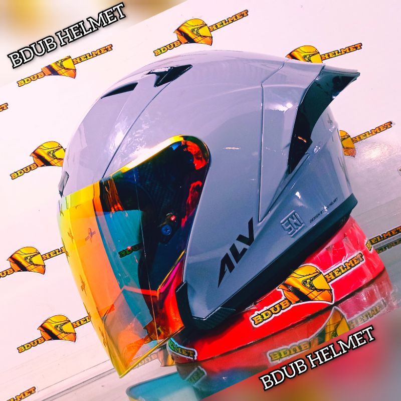 Jual Helm Alv Ultron Solid Paket Ganteng Shopee Indonesia