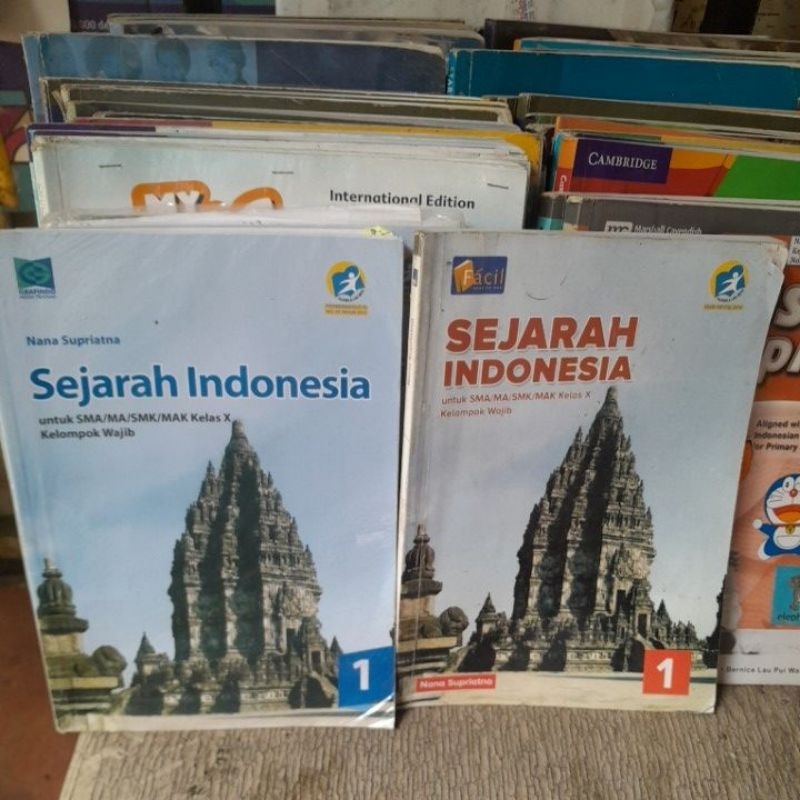 Jual Buku Sejarah Indonesia Untuk SMA Kelas 10 Wajib Revisi Penerbit