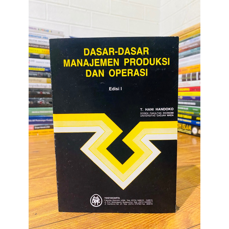 Jual T B S I Dasar Dasar Manajemen Produksi Dan Operasi Edisi T