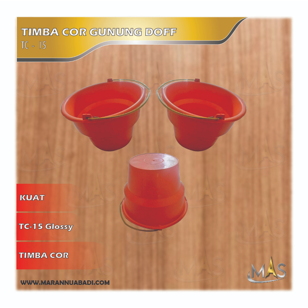 Jual Timba Ember Cor Tc Anti Pecah Gunung Arwana Doff Murah Grosir