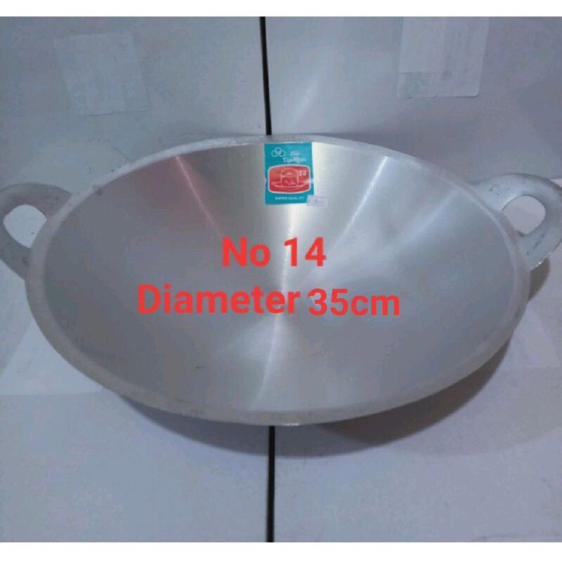 Jual Kuali Wajan Aluminium Penggorengan Panci Gagang Shopee Indonesia