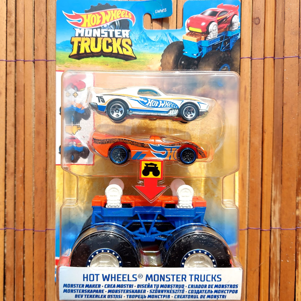 Jual HOTWHEELS MONSTER TRUCKS MONSTER MAKER FANDANGO DRAGON BLASTER