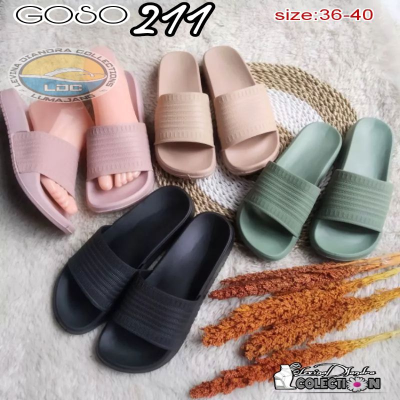 Jual SANDAL SELOP KARET EVA GOSO 211 MOTIV RAJUT 36 40 Shopee Indonesia