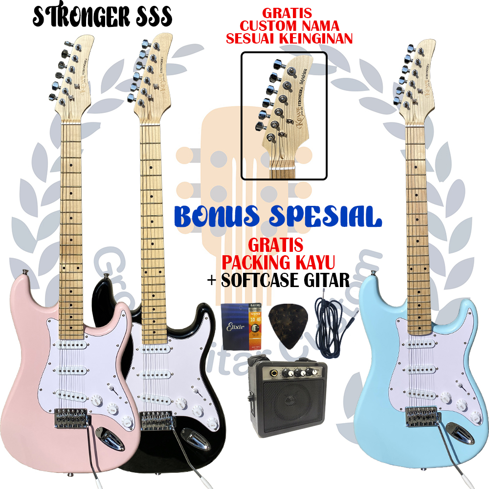 Jual Gitar Elektrik Original Merk Kowe Seri Stronger Model Strato