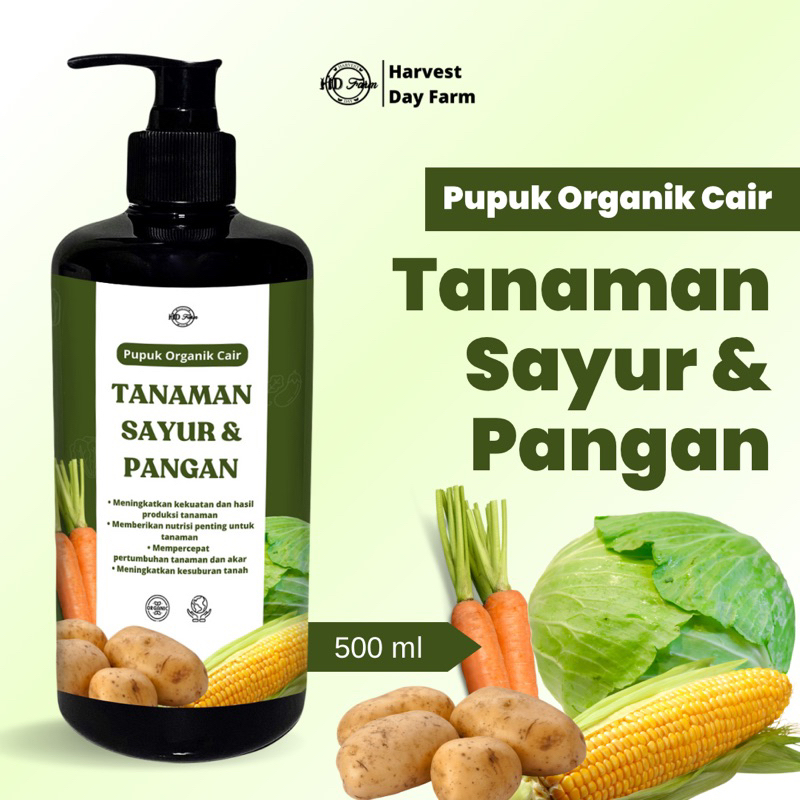 Jual HD FARM Pupuk Organik Cair Tanaman Pangan Dan Sayur 500 Ml POC