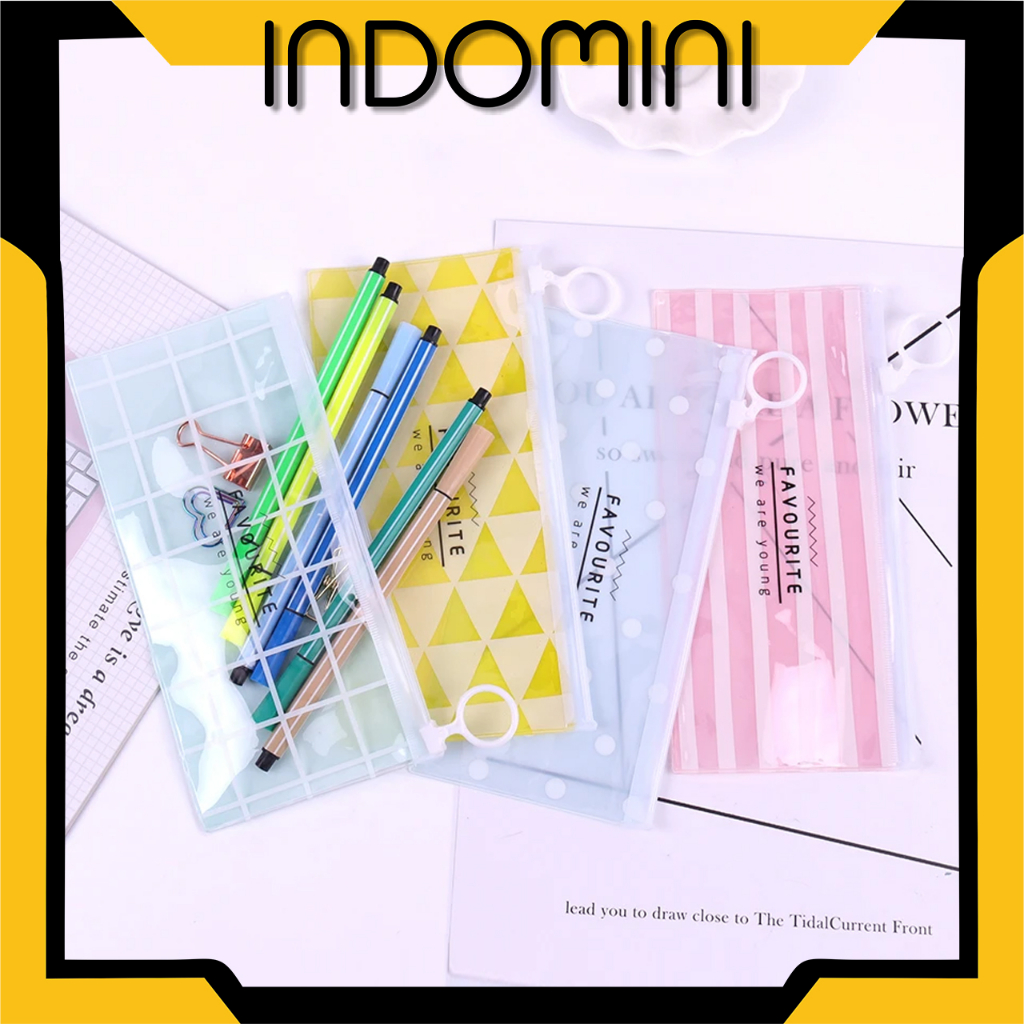 Jual INDOMINI Pouch Dompet Mika Make Up Kawai Pouch Resleting Tempat