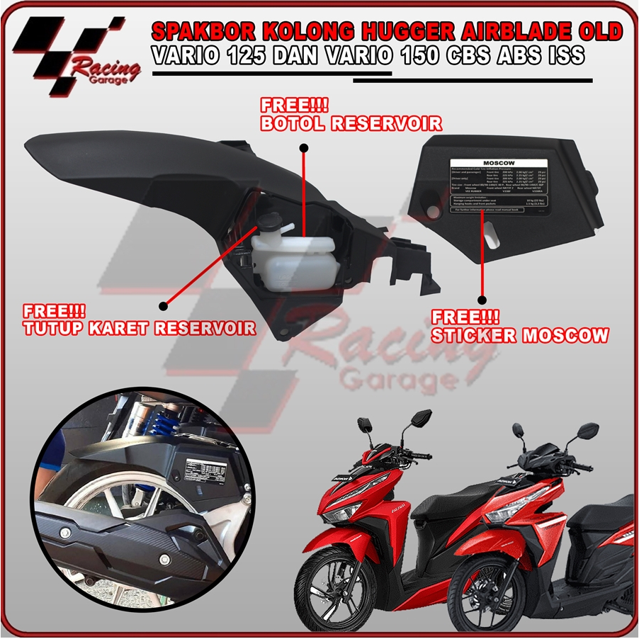 Jual HUGGER VARIO 125 150 160 PCX CBU ABS CBS ISS SPAKBOR KOLONG HAGER