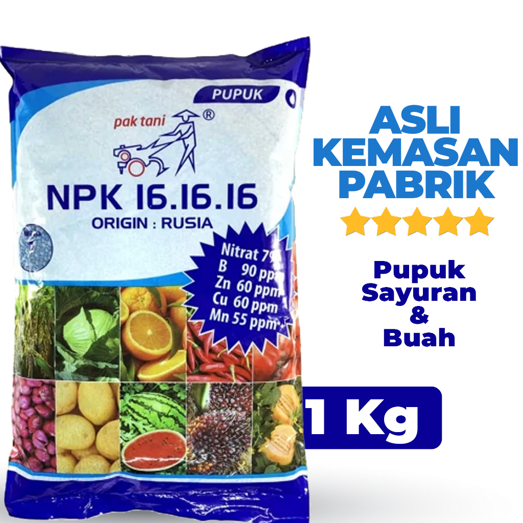 Jual Pupuk Npk Pak Tani Ori Rusia Kemasan Pabrik Kg Shopee