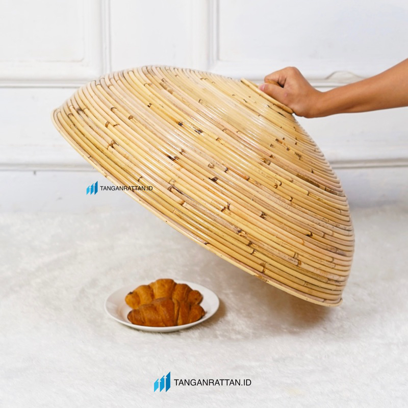 Jual Tudung Saji Rotan Penutup Makanan Tutup Nasi Dapur Rotan