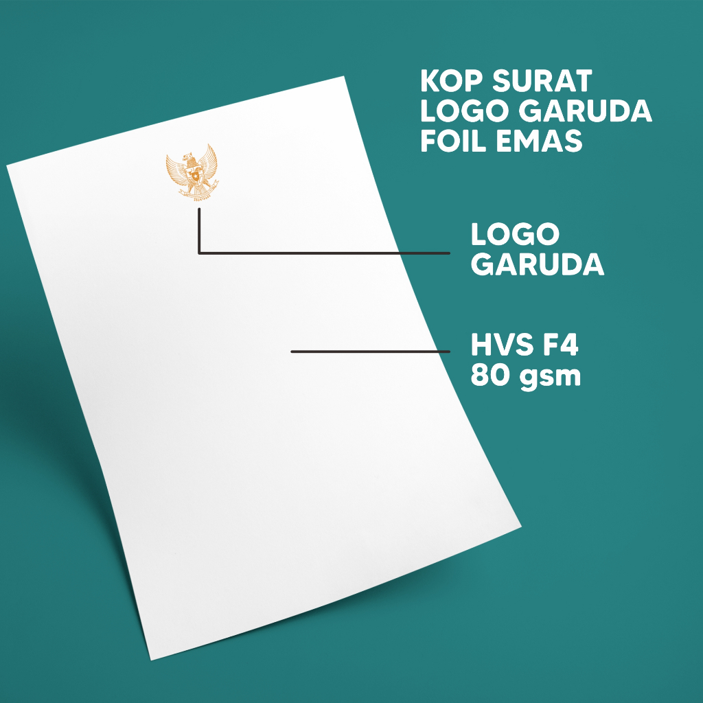 Jual Kop Surat Logo Garuda Foil Emas Shopee Indonesia