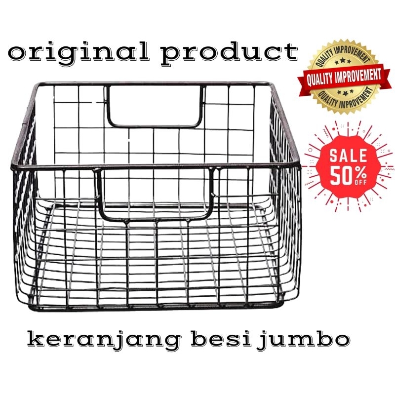 Jual Keranjang Ram Besi Kotak Jumbo Shopee Indonesia