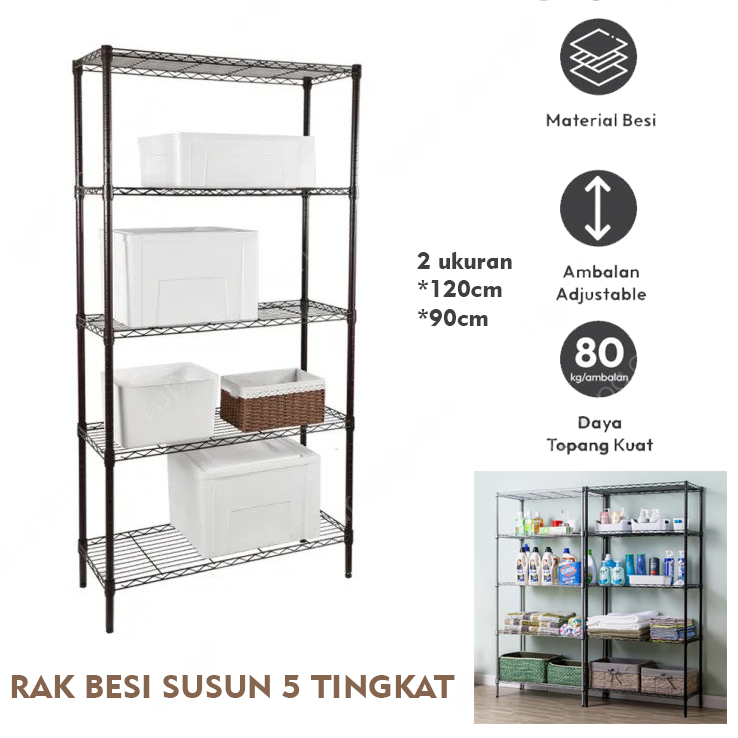 Jual Rak Besi Susun Tingkat Serbaguna Ace Hardware Krisbow Tempat