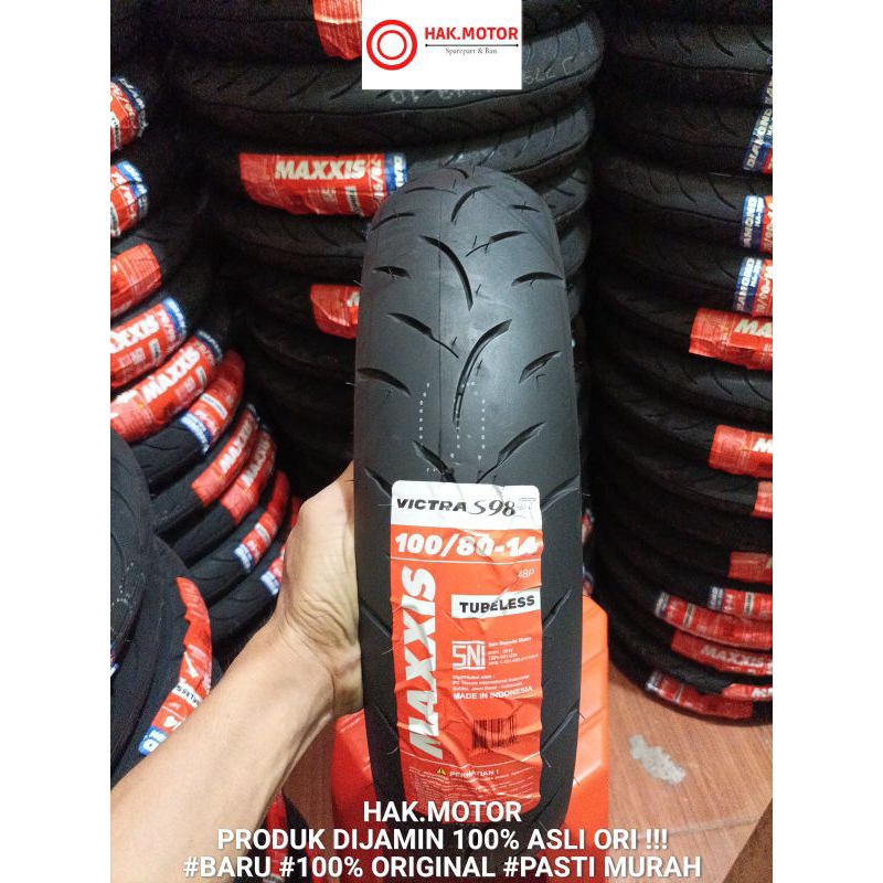 Jual Ban Motor Maxxis Victra Tubles Tubeless Ring Matic