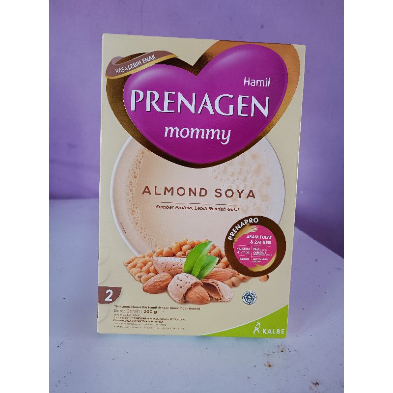 Jual PRENAGEN MOMMY ALMOND SOYA 200 GRAM BELI 2 KOTAK GRATIS 1 UHT