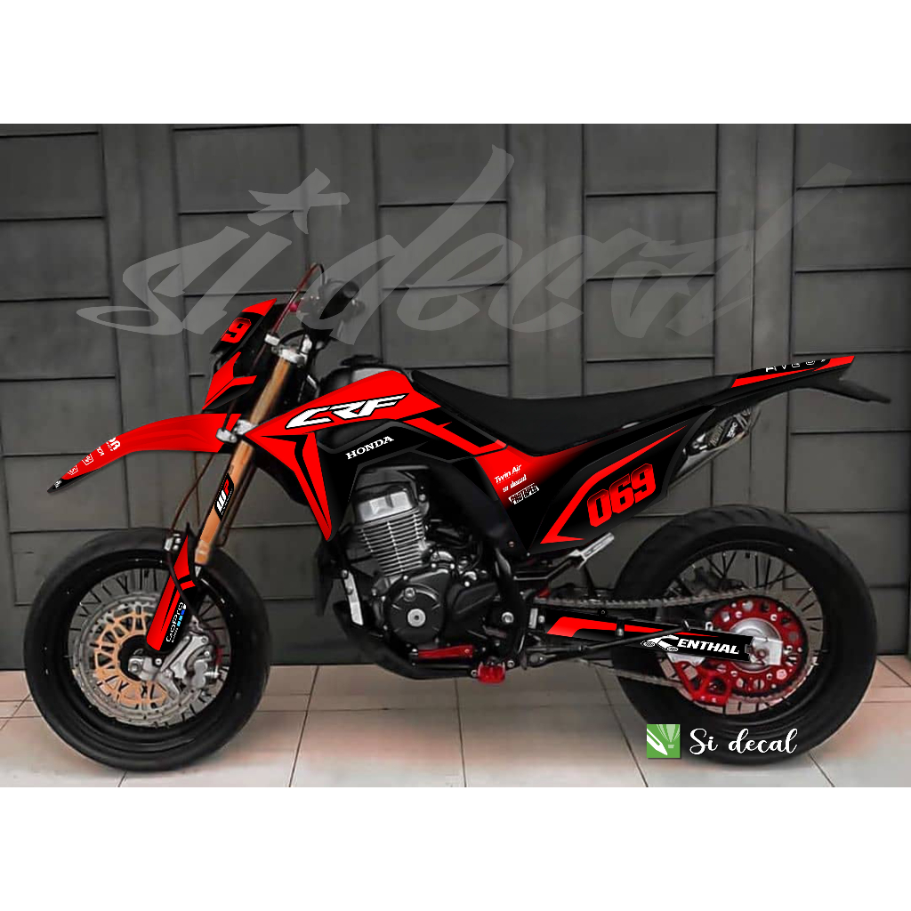 Jual Stiker Decal Crf 150 L Merah Custom Full Body Free Requestbagus