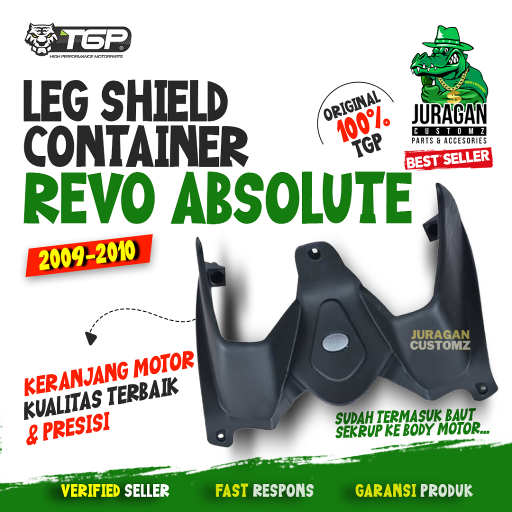 Jual Leg Shield Container Revo Absolute 2009 2010 Keranjang Motor Honda