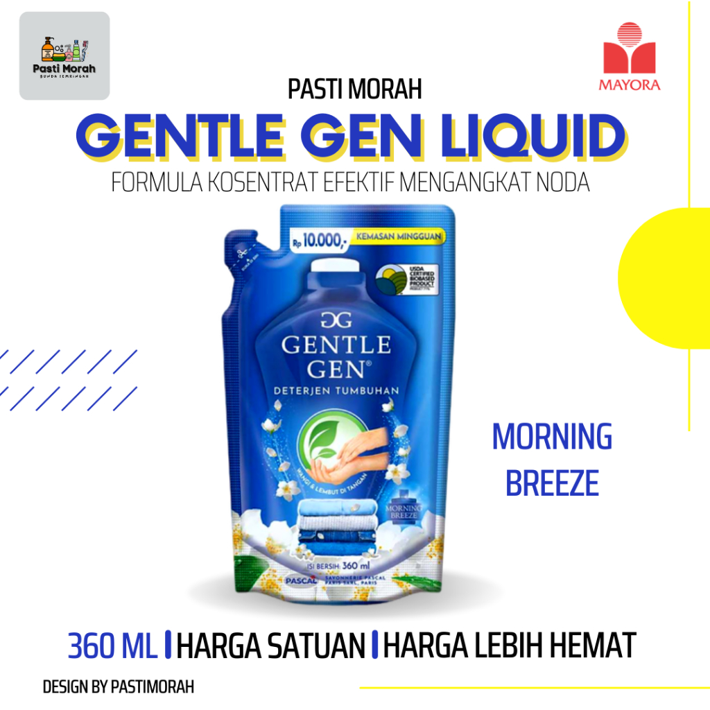 Jual Gentle Gen Detergen Cair Ml Shopee Indonesia