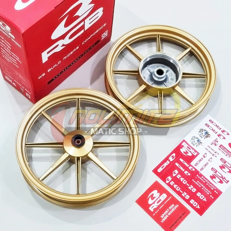 Jual Velg Rcb Racing Boy Sp Gold Honda Vario Shopee Indonesia