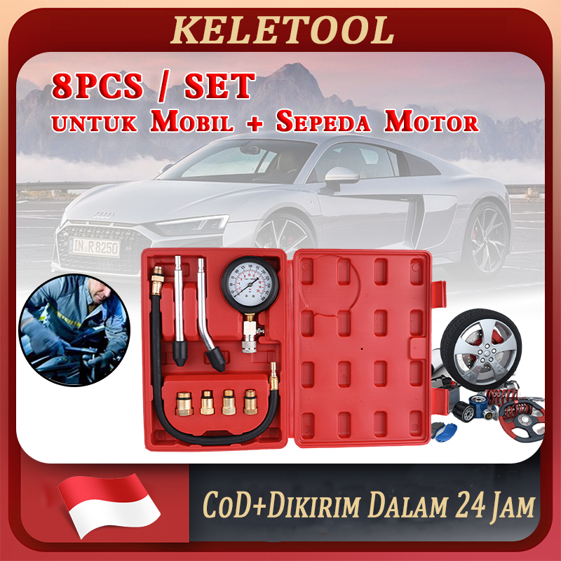 Jual Tes Kompresi Bensin Mesin Untuk Otomotif Mobil Pcs Set Tester