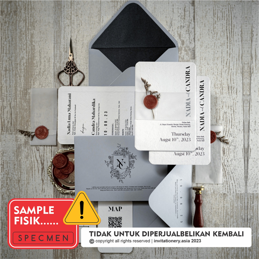 Jual Undangan Pernikahan Hardcover Amplop Sample Xh Shopee