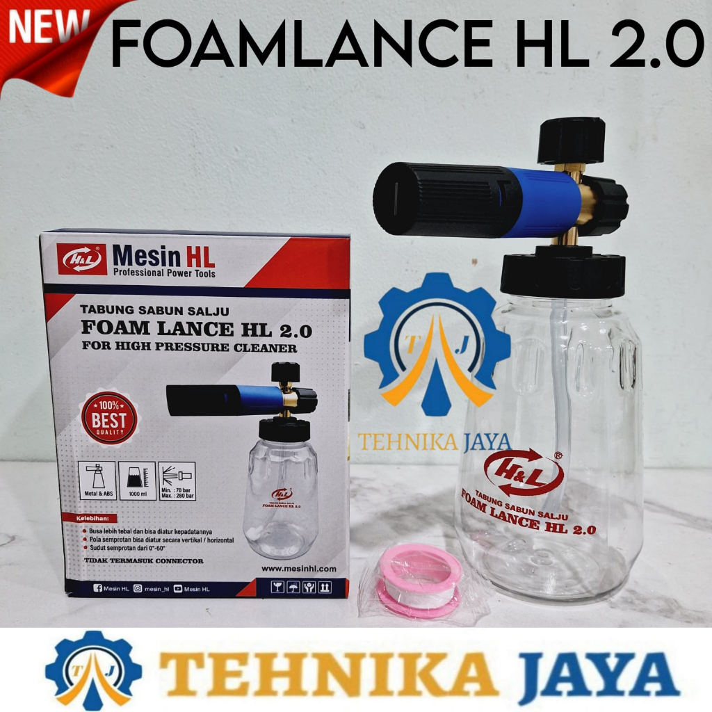 Jual Foam Lance H L Snow Foam Snow Wash Hl Tabung Salju Jet Cleaner