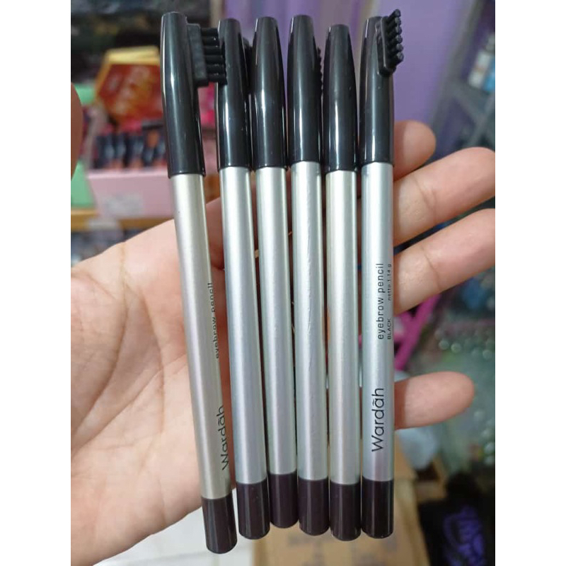 Jual Wardah Eyexpert Eyebrow Pencil Pencil Alis Hitam Shopee Indonesia