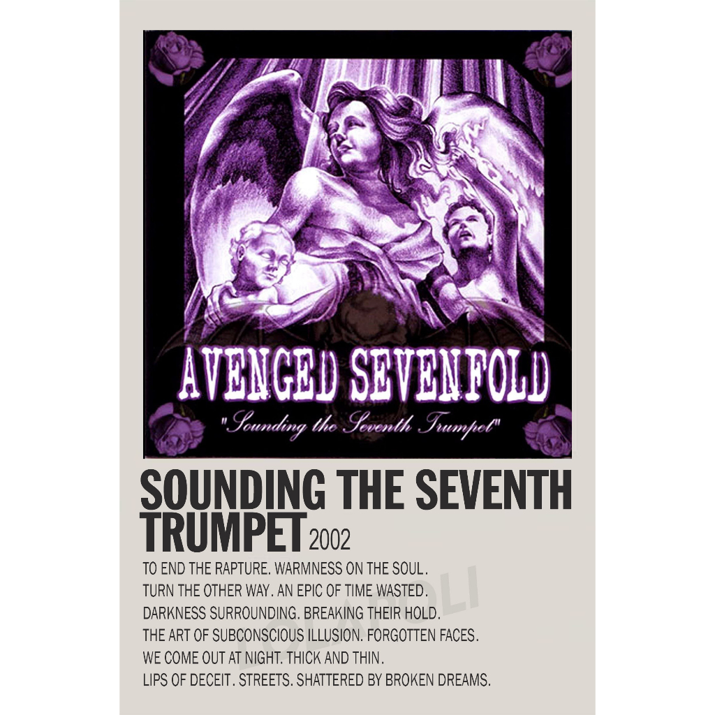 Jual Poster Cover Album Sounding The Seventh Trumpet Avenged