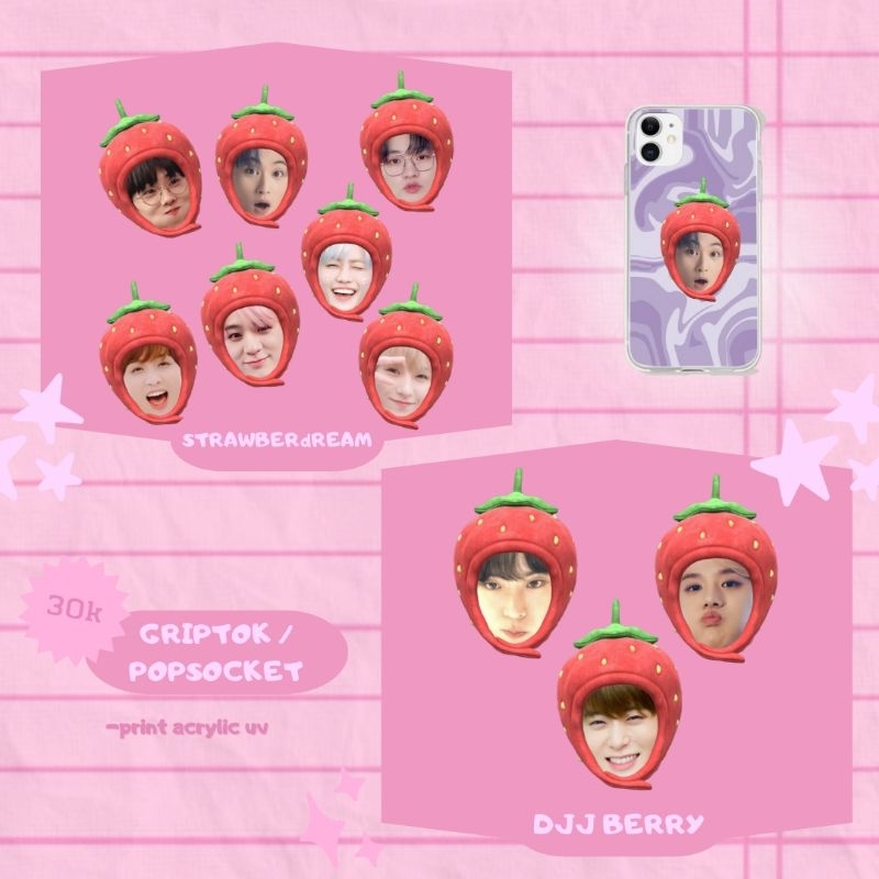 Jual Griptok Popsocket Starberry Nct Dream Djj Ver Shopee Indonesia