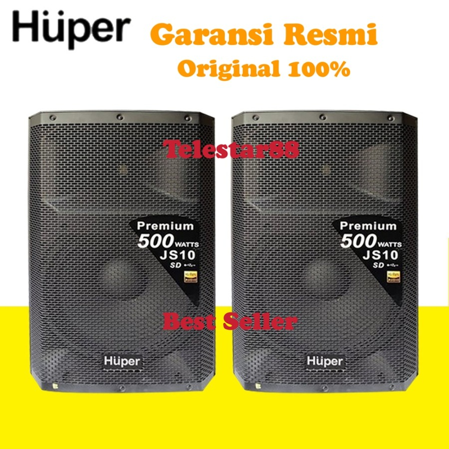 Jual Speaker Aktif Inch Huper Js Watt Original Pcs Shopee