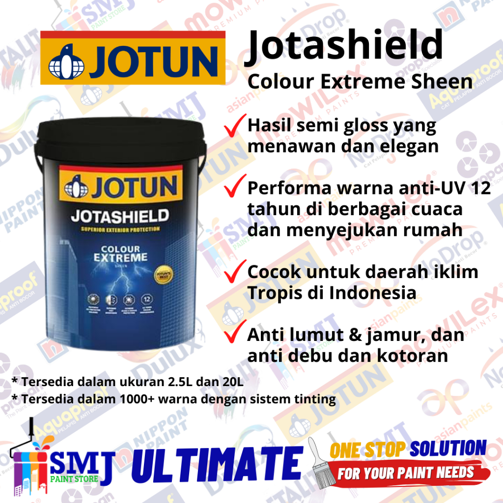 Jual Cat Tembok Eksterior Jotun Jotashield Extreme Warna Putih L