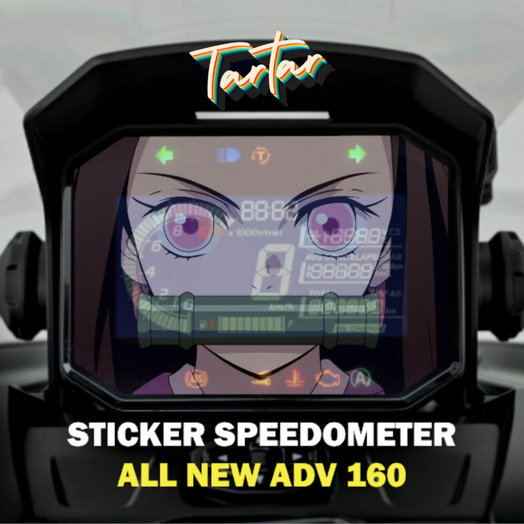 Jual Sticker Stiker Spido Speedometer Transparant Anime All New ADV