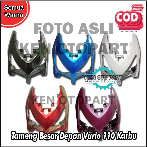 Jual Panel Tameng Cover Body Bodi Depan Honda Vario CW 110 Karbu Lama