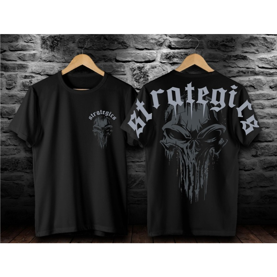 Jual T Shirt Robot Angel Sayap Baju Kaos Skull Strategi Kaos Motif