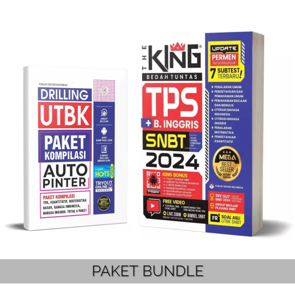 Jual The King TPS SNBT 2024 Bedah Tuntas Tes Potensi Skolastik SNBT