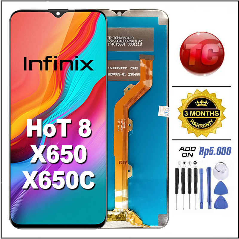 Jual LCD INFINIX Hot 8 X650 X650C Original Touchscreen Infinix Hot8