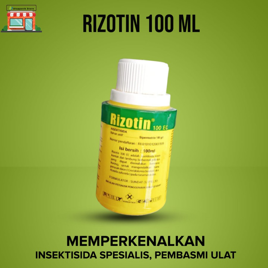 Jual Rizotin Ml Insektisida Pembasmi Hama Perusak Daun Ulat