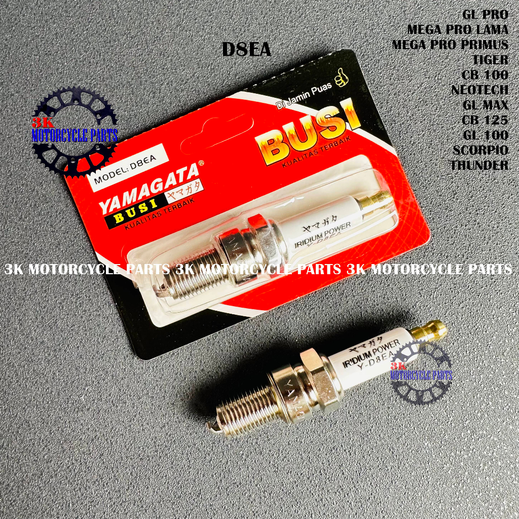 Jual BUSI IRIDIUM POWER D8EA MEGA PRO PRIMUS GL PRO TIGER CB 100 125