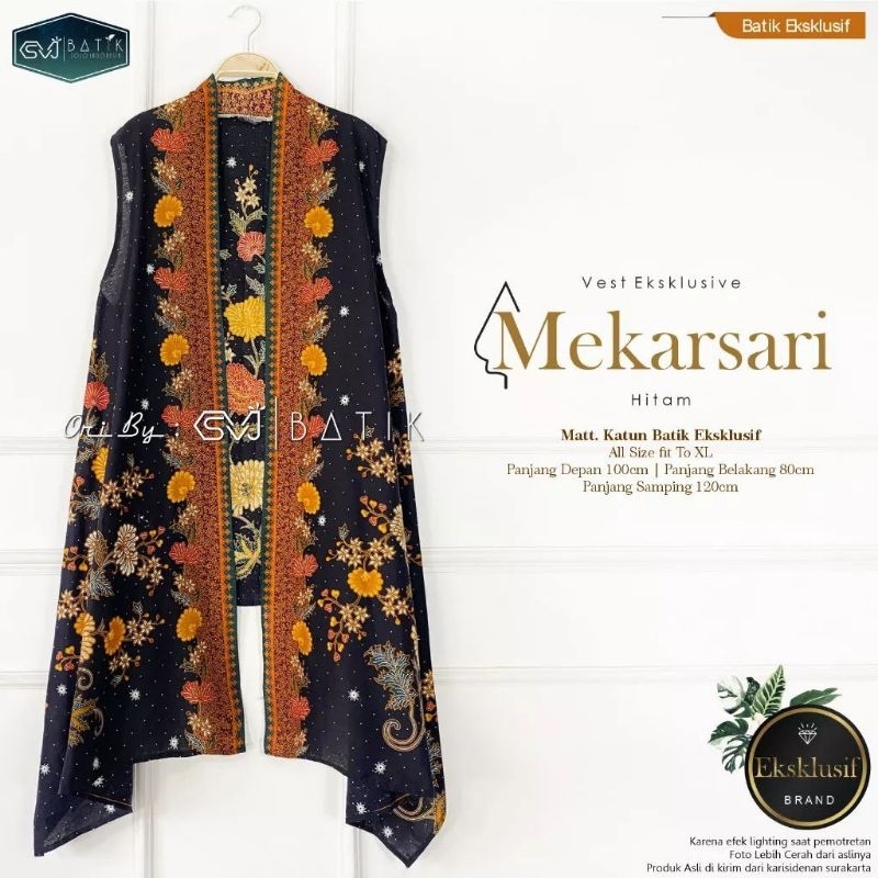 Jual VEST OUTER BATIK UNGGUL CARDIGAN LONGCARDI BATIK OUTFIT ELEGAN