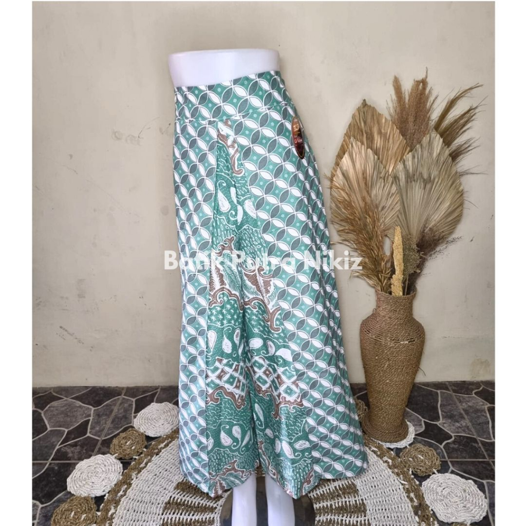 Jual COD Celana Kulot Batik Layer Bawahan Wanita Shopee Indonesia