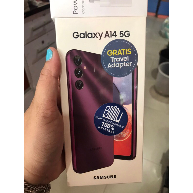 Jual SAMSUNG GALAXY A14 5G RAM 6 128 GB BARU SEGEL ORIGINAL SEIN