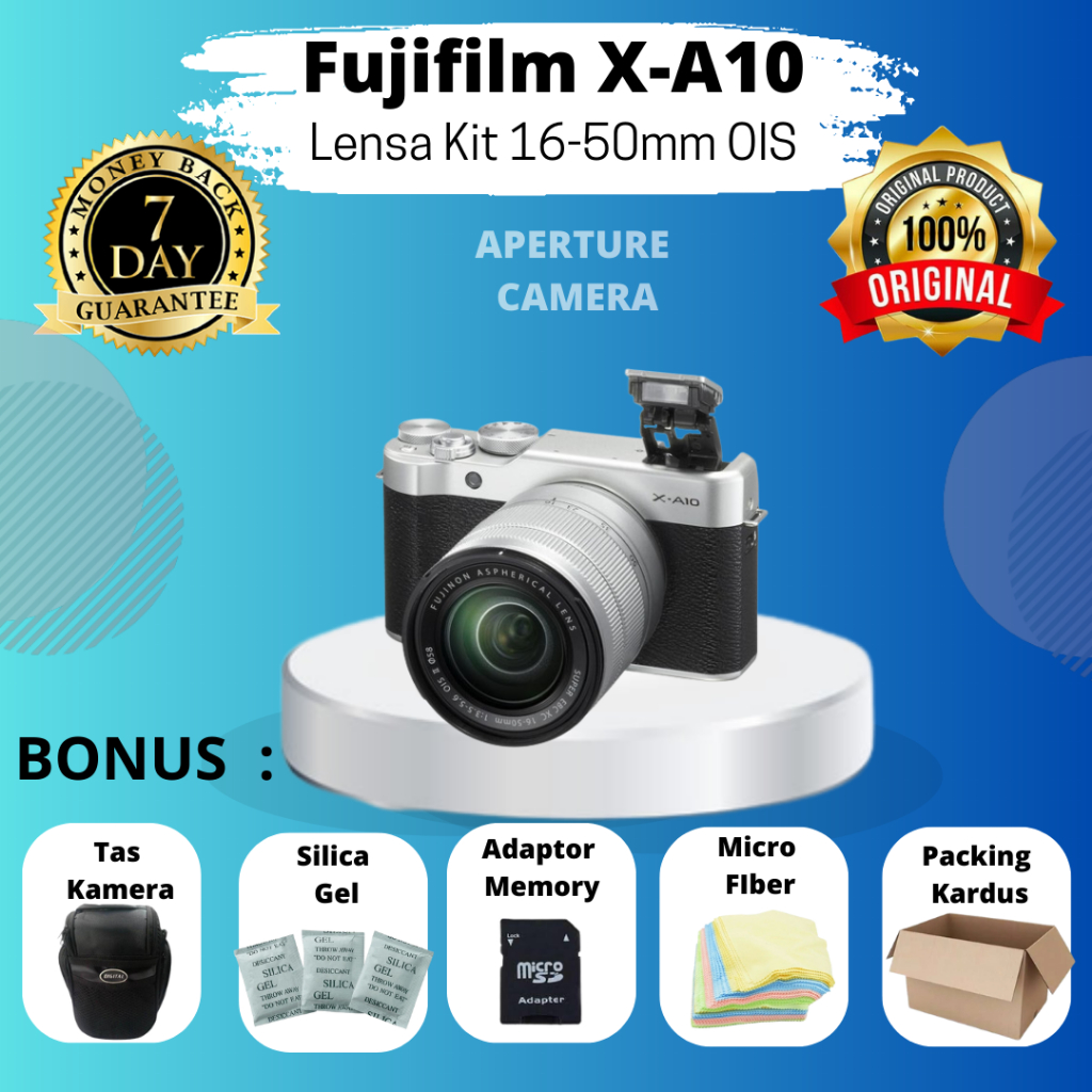 Jual Fujifilm Xa Plus Lensa Mm Ois Fullset Box Murah Shopee