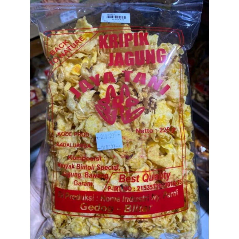 Jual Keripik Jagung Jaya Tani Khas Blitar Shopee Indonesia