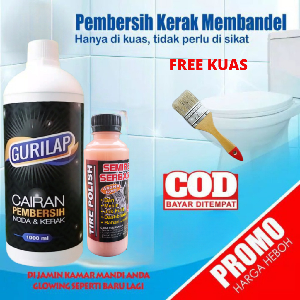 Jual Pembersih Serbaguna Kerak Jamur Noda Air Wc Toilet Kaca Porselen