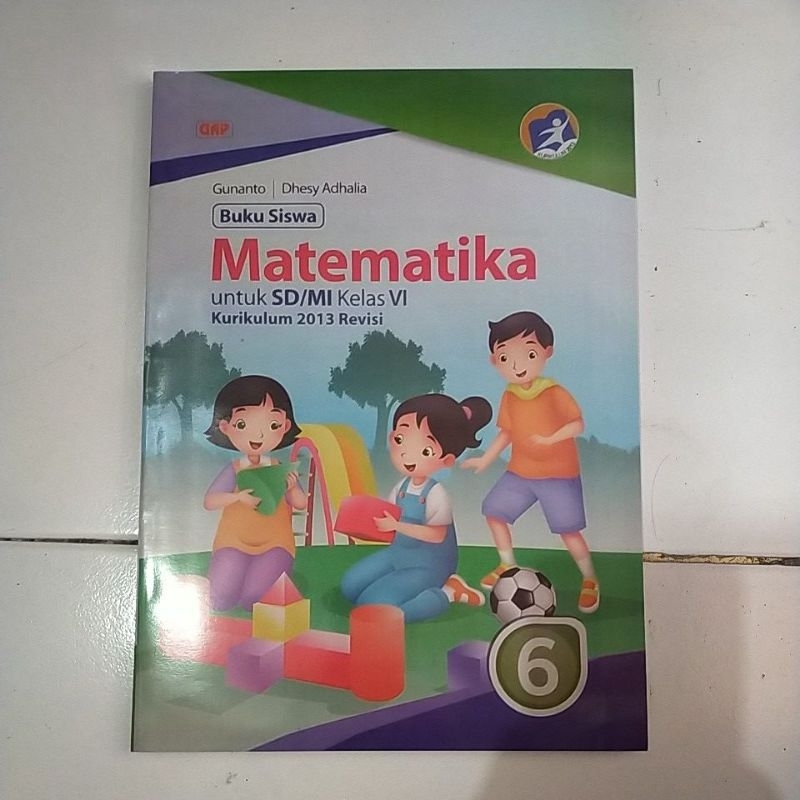 Jual Buku Siswa Matematika SD MI Kelas 6 GAP Shopee Indonesia