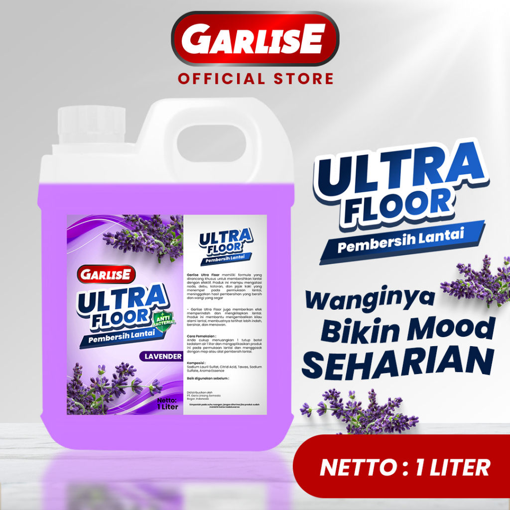 Jual Garlise Ultra Floor Aroma Lavender Liter Pembersih Lantai