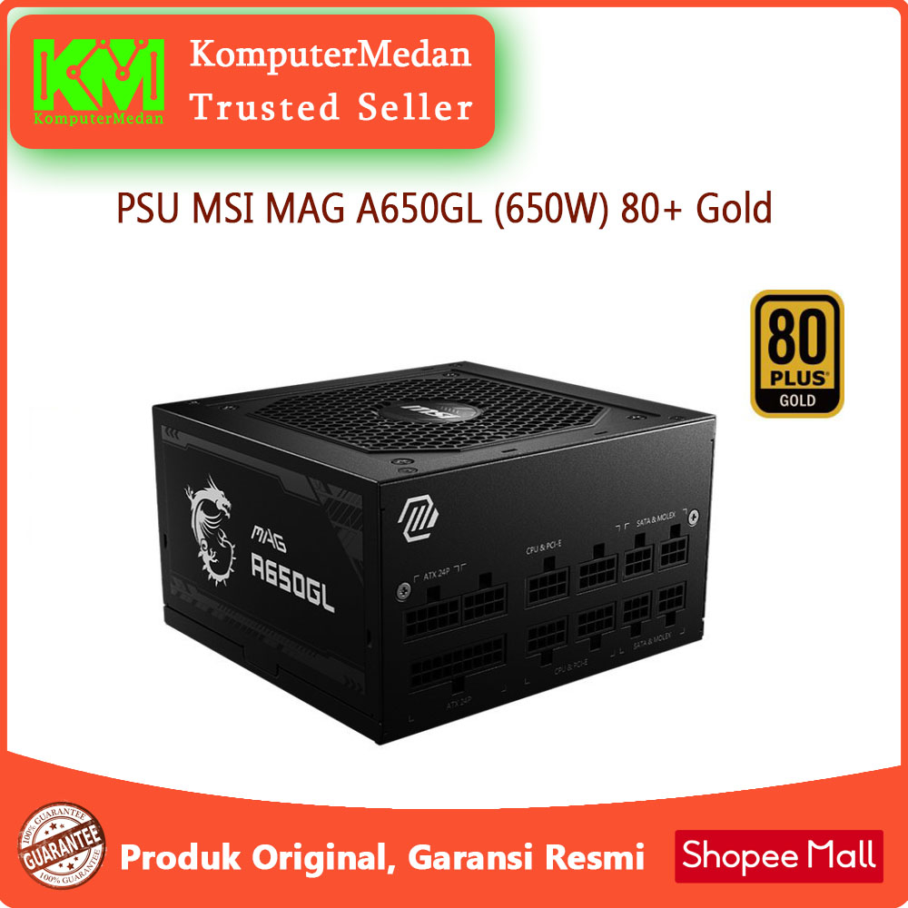 Jual Power Supply Psu Msi Mag A Gl W Gold Shopee Indonesia