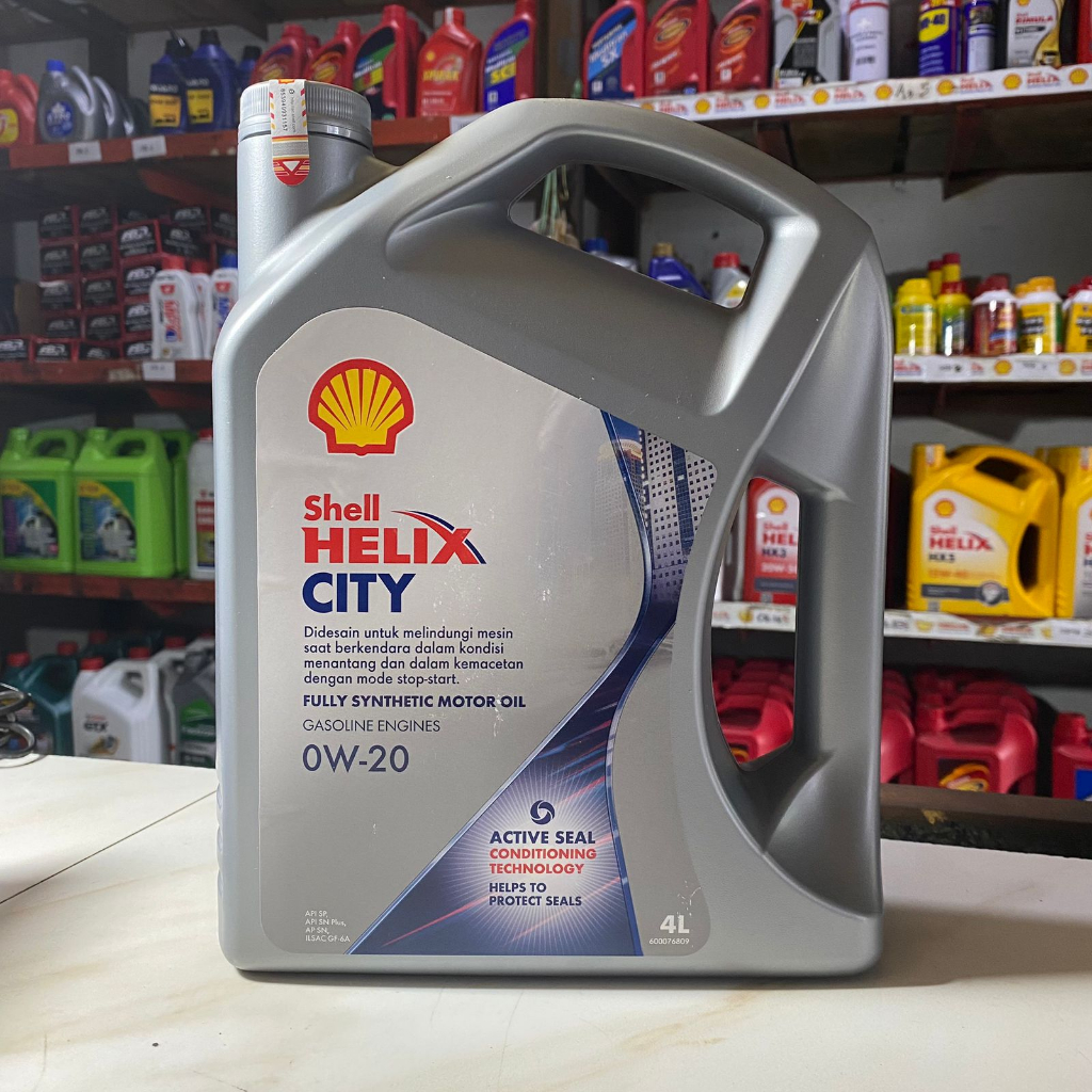 Jual SHELL Helix City 0w 20 API SP Oli Pelumas Mesin Mobil Fully