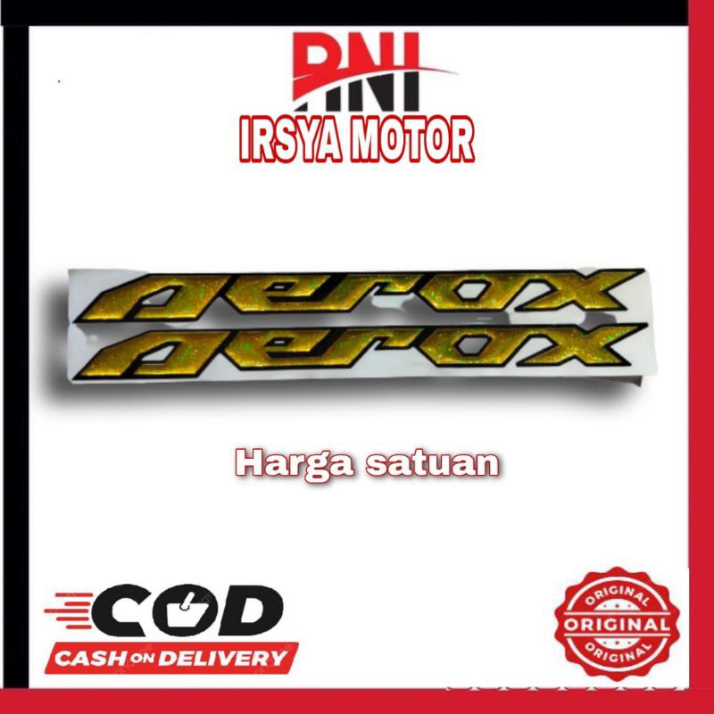 Jual Logo Emblem Stiker Timbul D Motor Honda Aerox Variasi Stiker