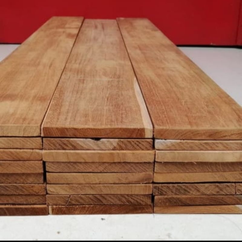 Jual Papan Kayu Jati Perhutani Tpk X Panjang Cm Sudah Serut Halus