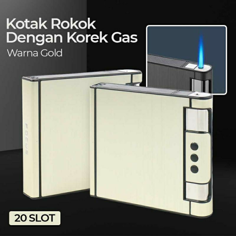 Jual Kotak Rokok Slot Dengan Korek Gas Jd Yh Shopee Indonesia